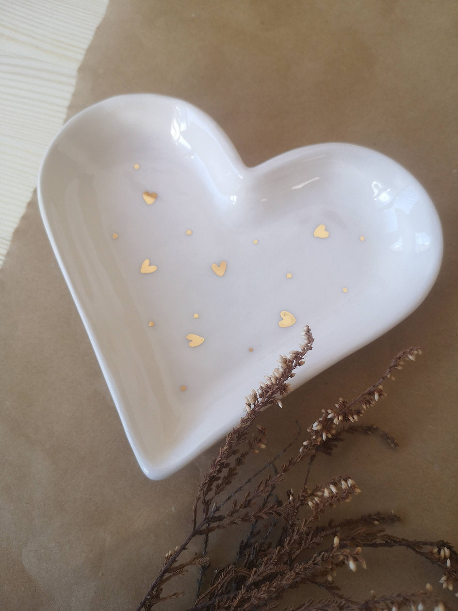Prato Coração - golden