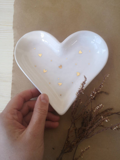 Prato Coração - golden