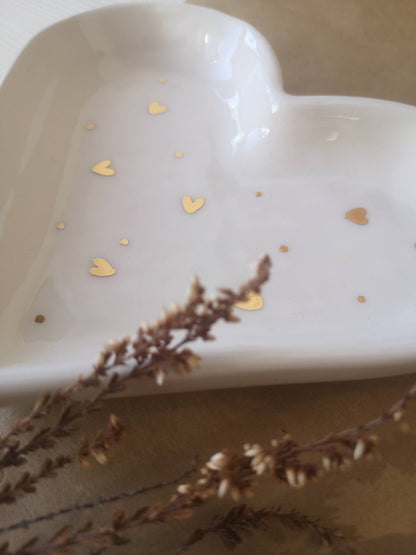 Prato Coração - golden