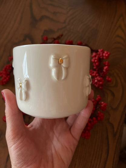 Chávena - Laço + detalhes em ouro