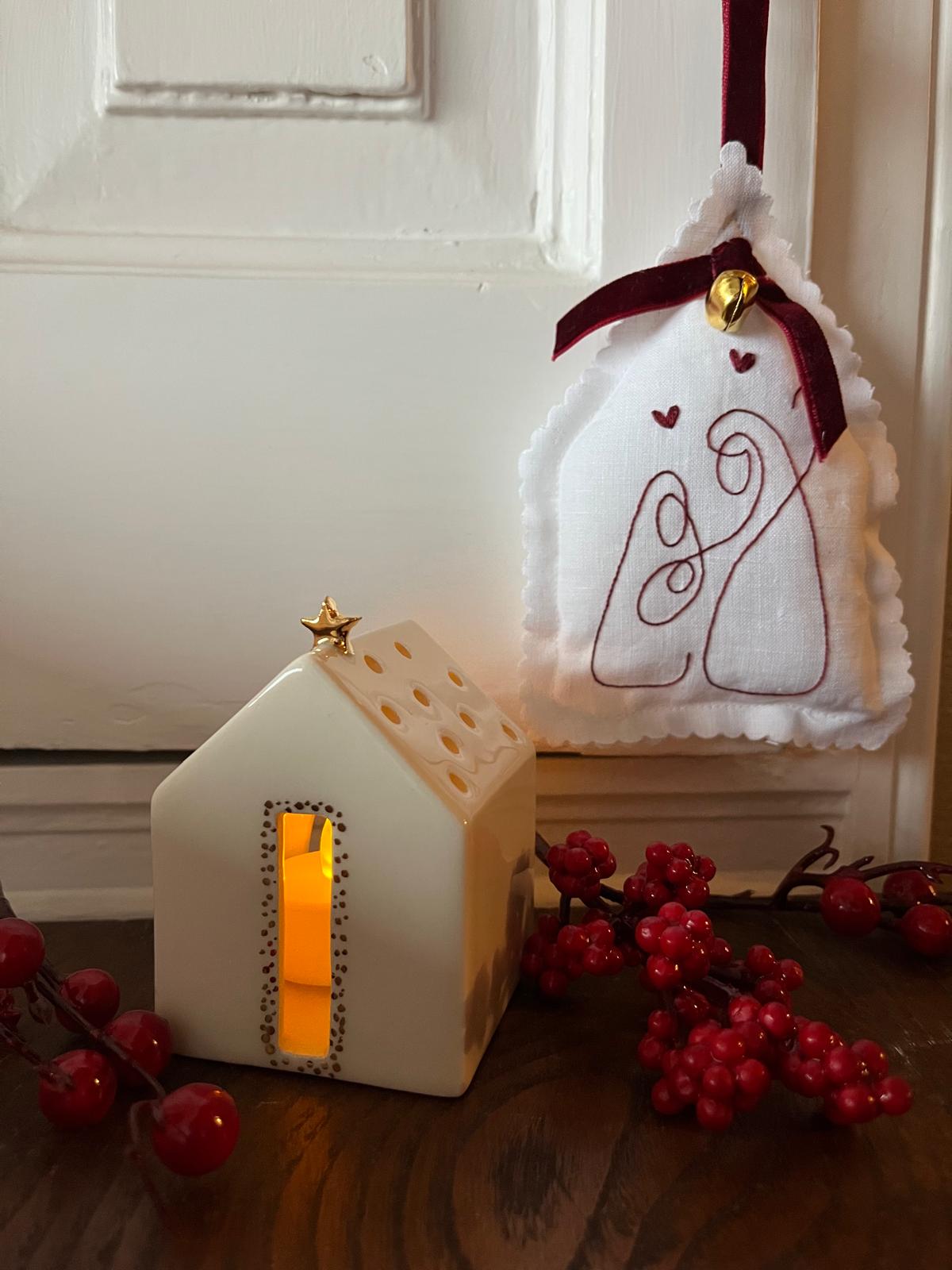 Pack pendente Sagrada Família + Lanterna casinha estrela