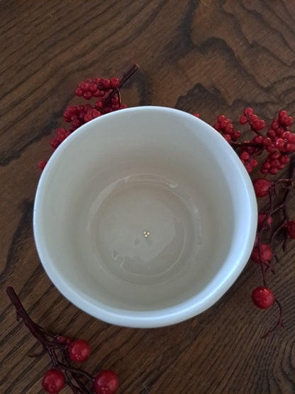 Chávena - estrelas em relevo