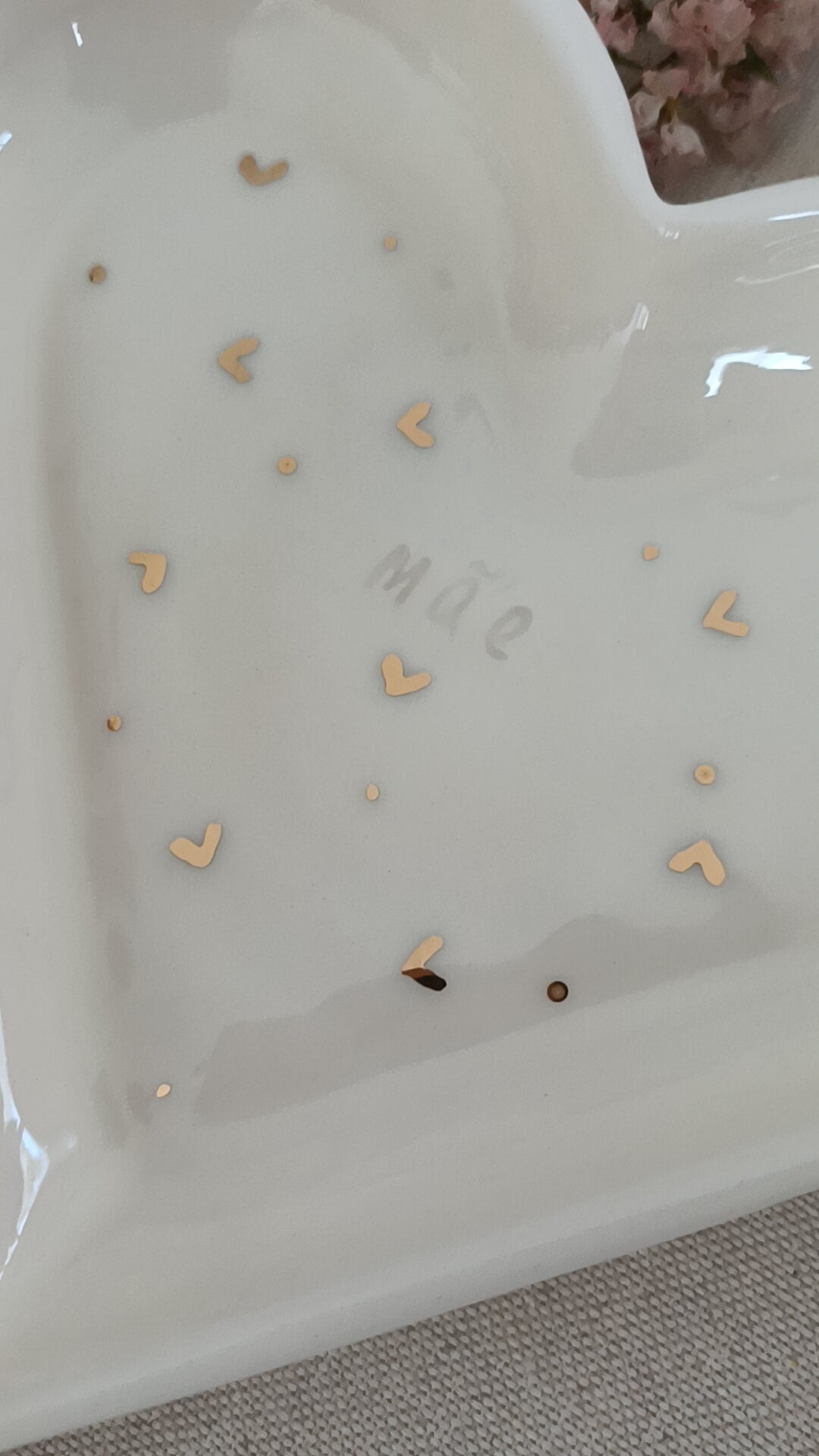 Prato Coração - mãe